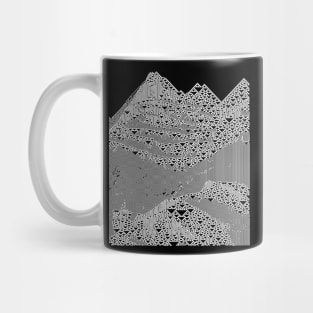 Mountain Glitch #4 - Contemporary Exclusive Modern Design Mug